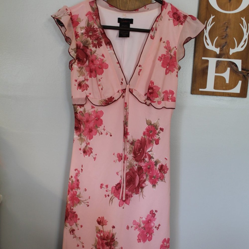 Speechless Floral Midi Dress